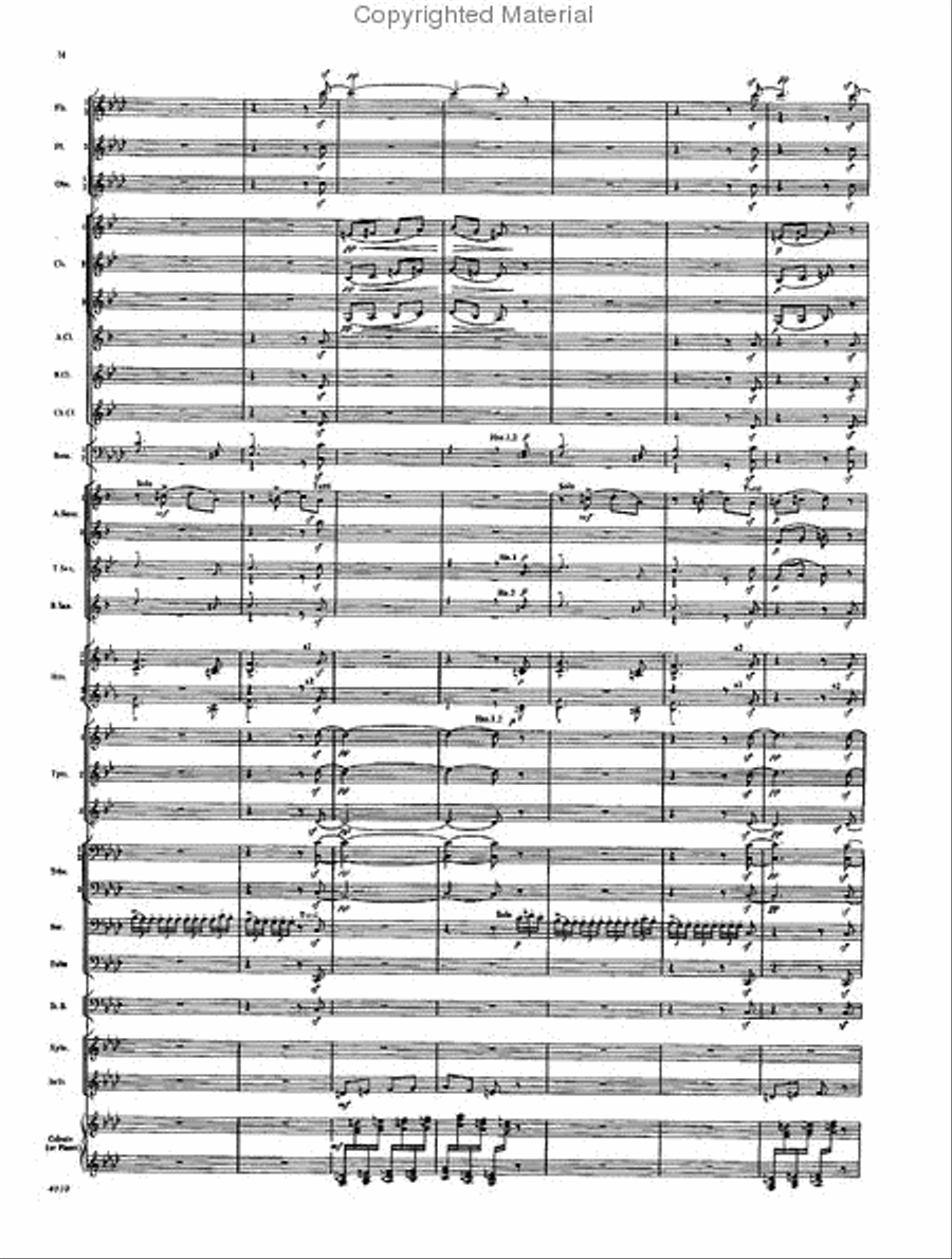 Selections from the Nutcracker Suite Concert Band scores gallery preview page 12