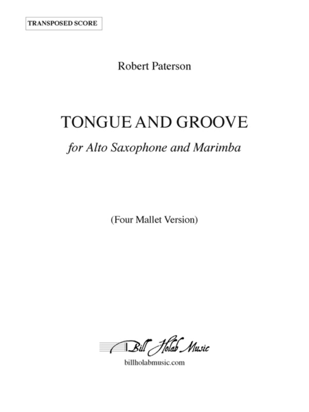 Tongue and Groove - score and parts (4 mallet version)