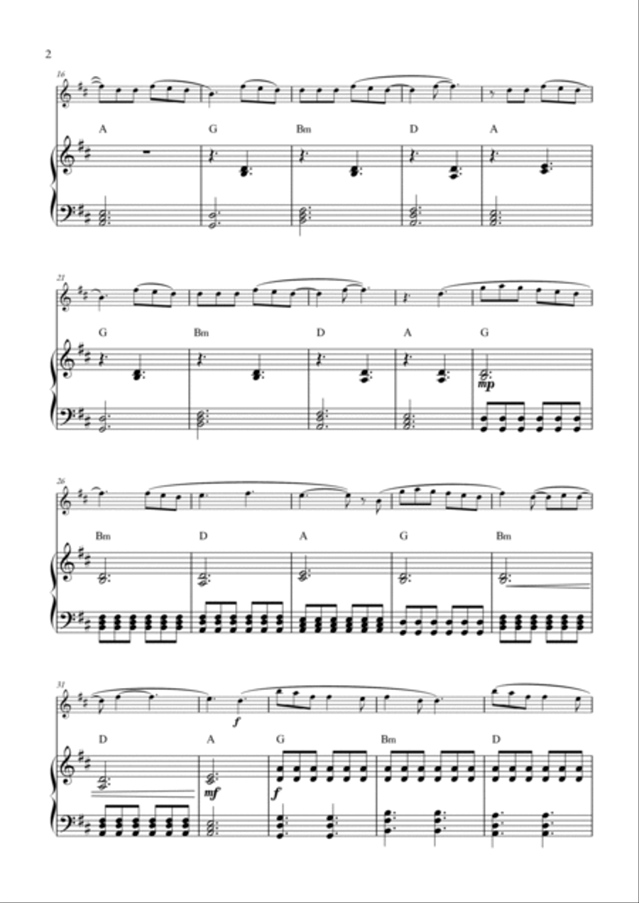Dandelions Dandelions Flute scores gallery preview page 2