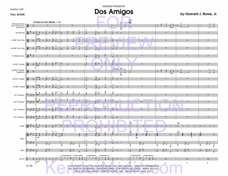 Dos Amigos (Full Score)