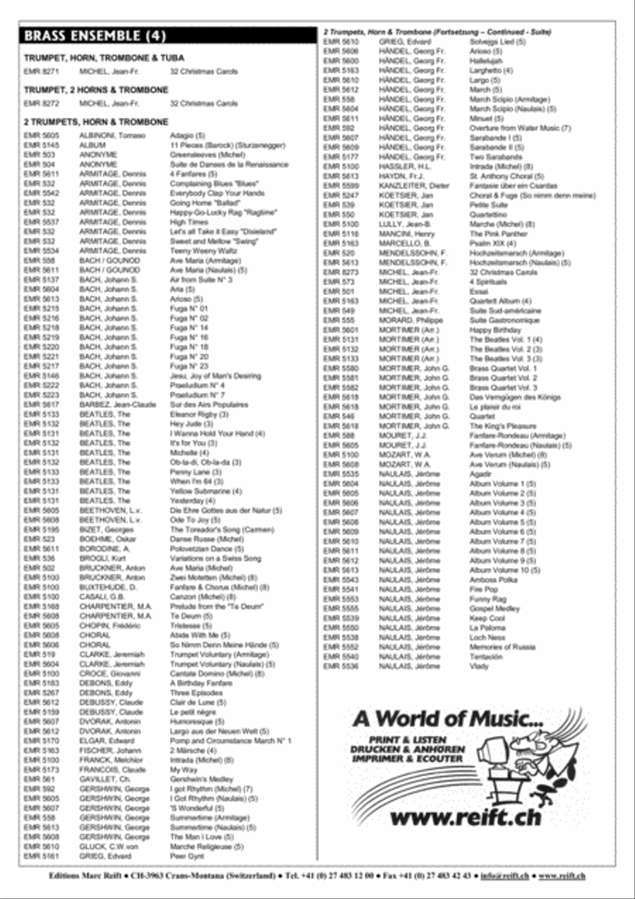 Time To Say Goodbye Time To Say Goodbye Brass Ensemble scores gallery preview page 4
