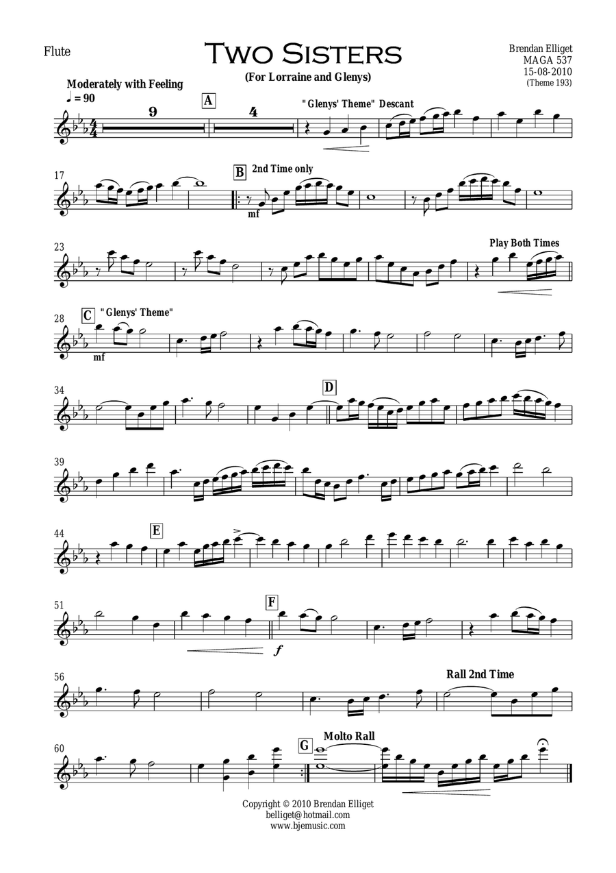 Two Sisters - Orchestra Score and Parts PDF Full Orchestra scores gallery preview page 3