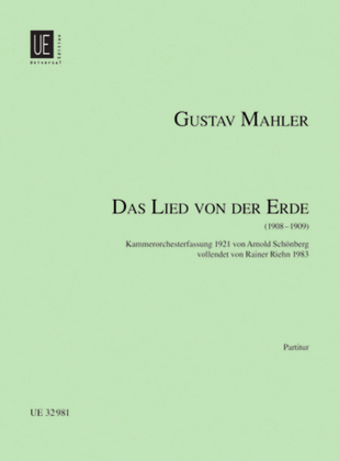 Book cover for Lied von der Erde