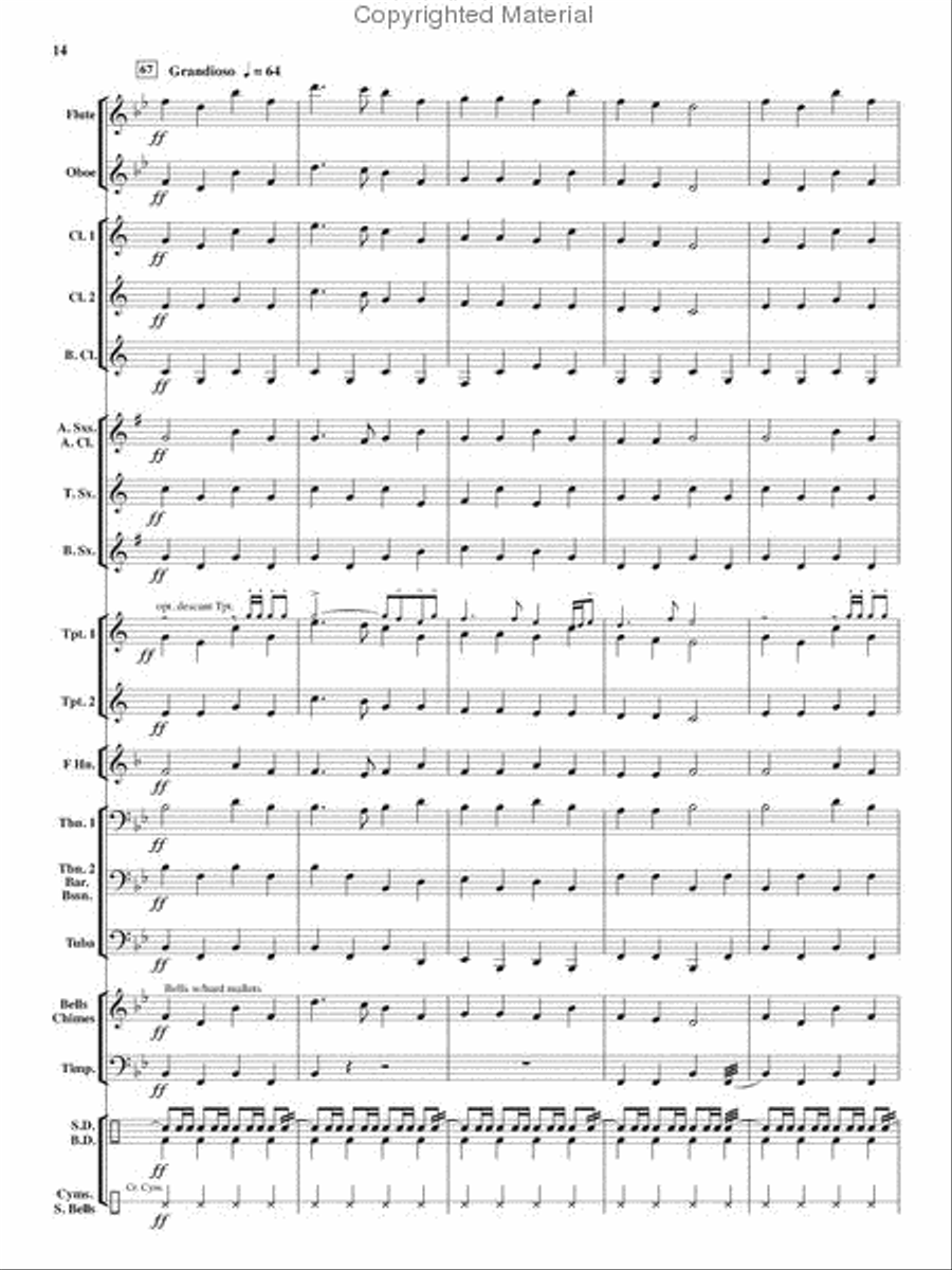 An Angelic Christmas An Angelic Christmas Concert Band scores gallery preview page 13