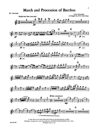 March and Procession of Bacchus: E-flat Soprano Clarinet