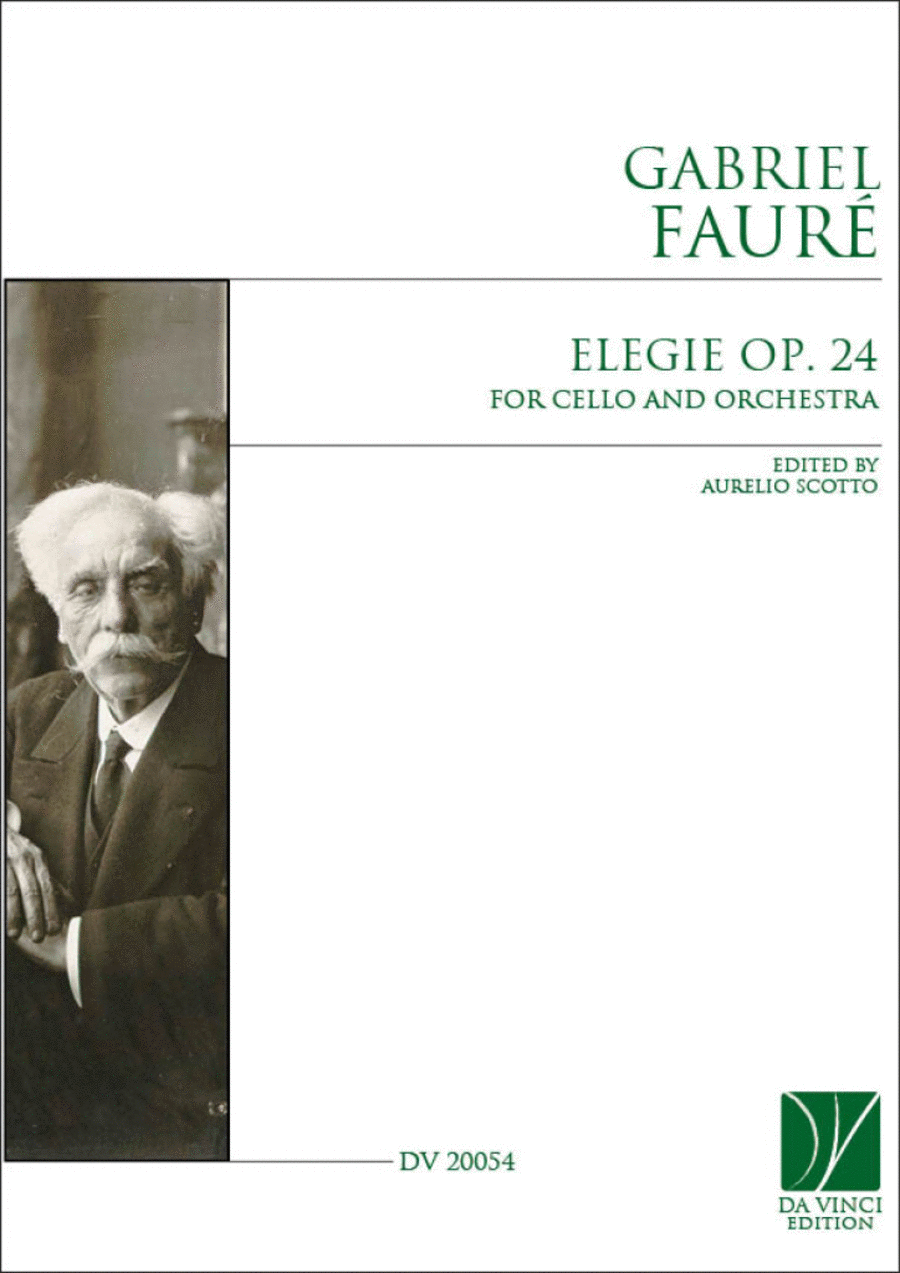 Elegie op. 24, for Cello and Orchestra Orchestra scores gallery preview page 1