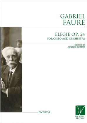 Book cover for Elegie op. 24, for Cello and Orchestra