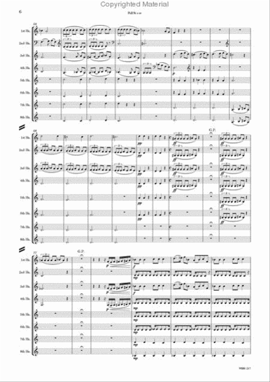 <br>Sheet music extract