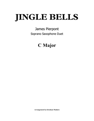 Book cover for Jingle Bells Soprano Saxophone Duet