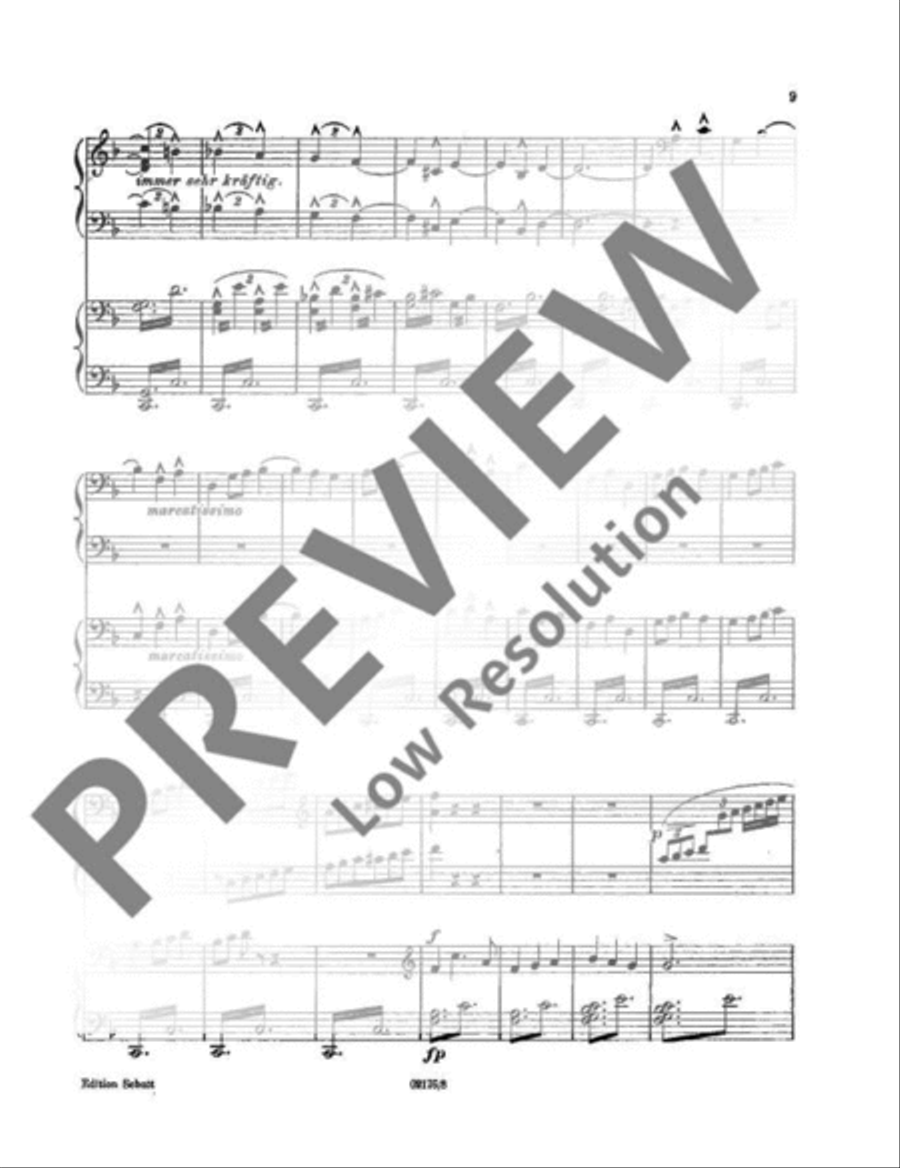 Siegfrieds Rheinfahrt Piano Duet scores gallery preview page 12