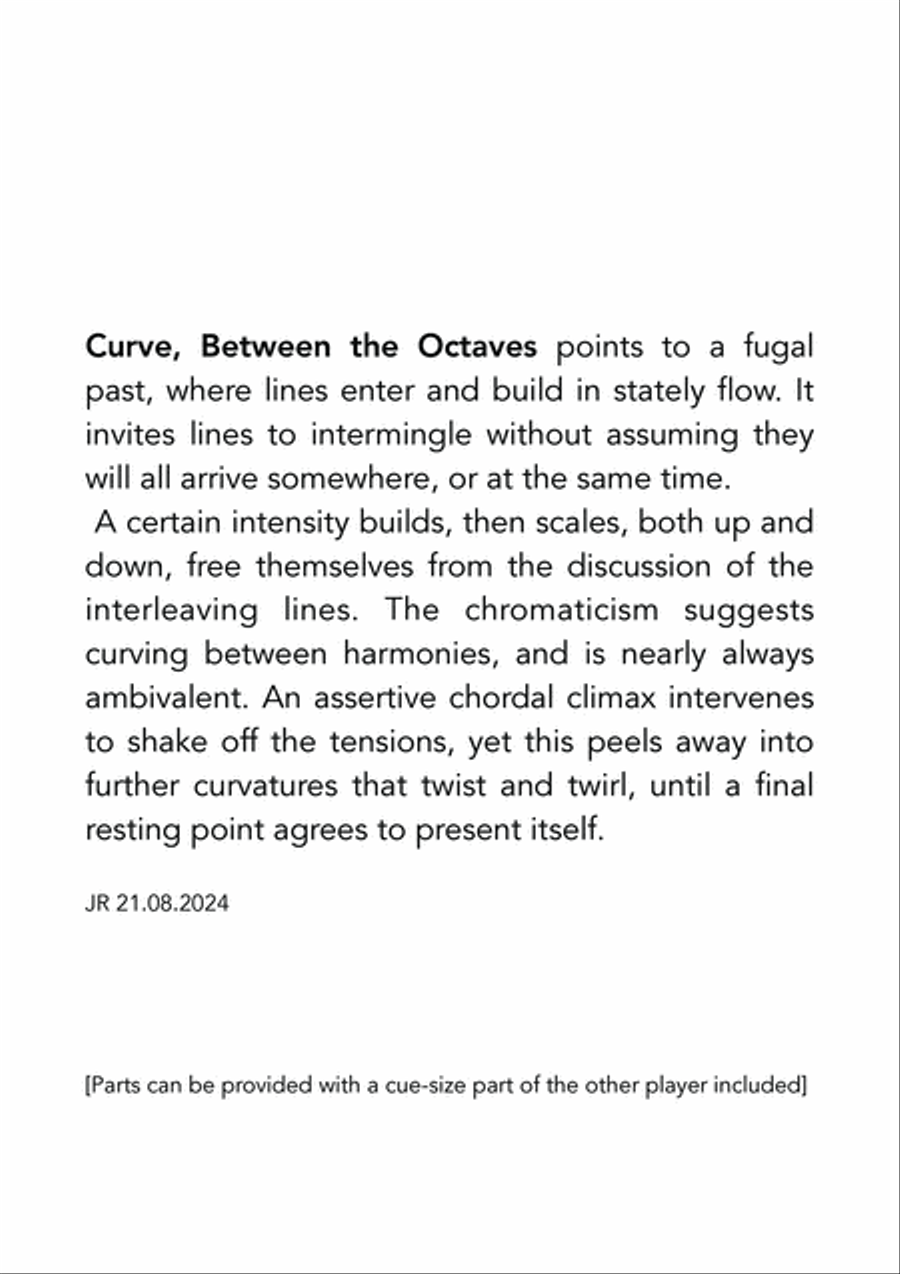 CURVE, Between the Octaves - A Piano Duo Suite (Movement 4 of 7) Piano Duet scores gallery preview page 3