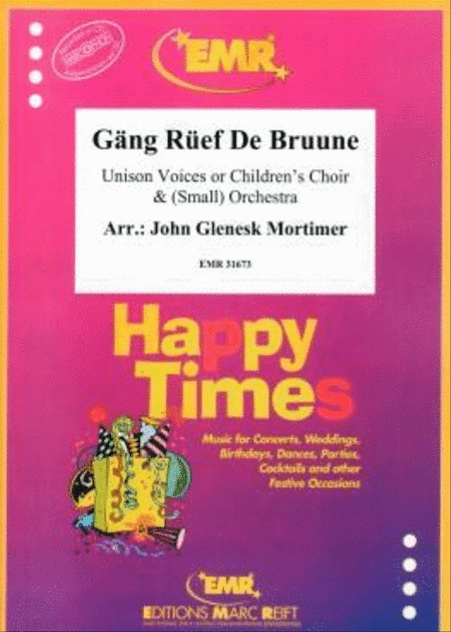 Gang Ruef De Bruune Gang Ruef De Bruune Unison Choir scores gallery preview page 1