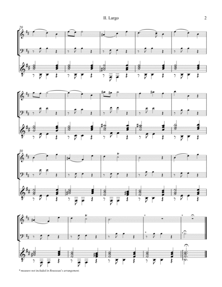 Largo (ii) from La Primavera (Spring) RV. 269 for flute, cello and guitar