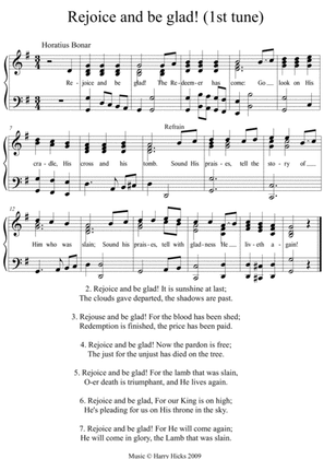 Rejoice and be glad! A new tune to a wonderful Horatous Bonar hymn