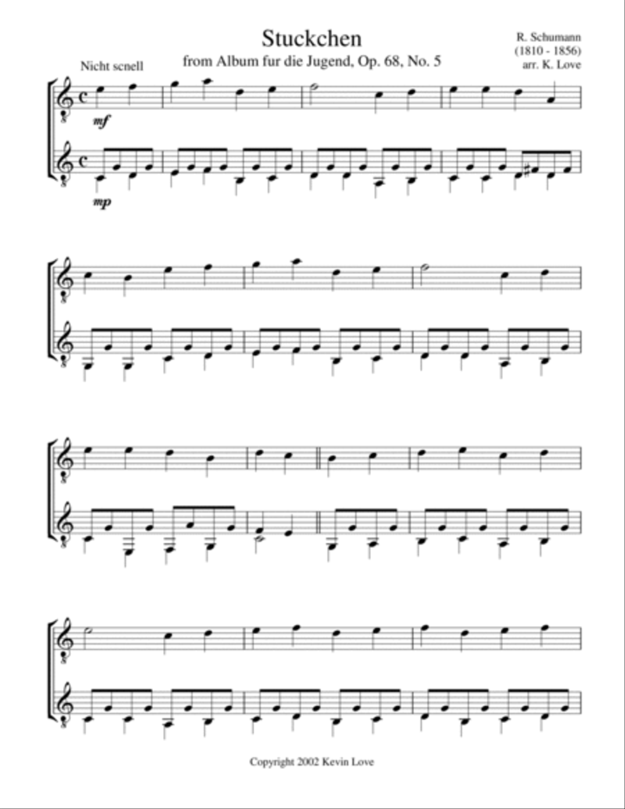 Three Masters (Guitar Duo) Acoustic Guitar scores gallery preview page 2