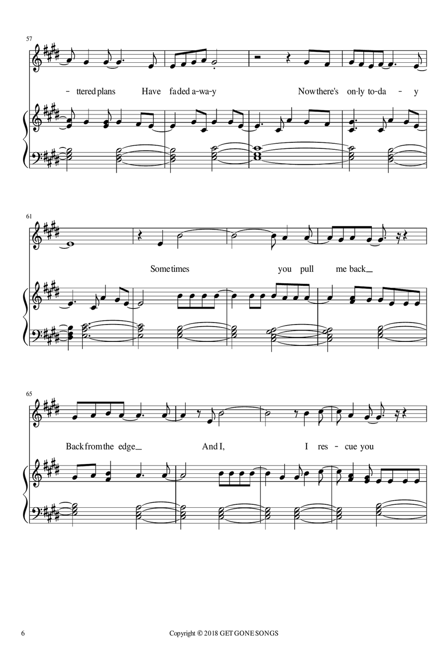 Worth Waiting For Piano scores gallery preview page 6