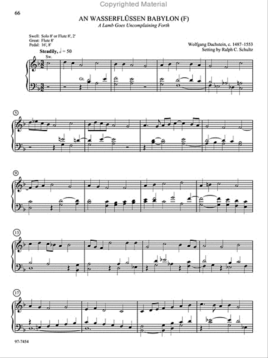 Hymn Prelude Library: Lutheran Service Book, Vol. 1 (A) Organ scores gallery preview page 10
