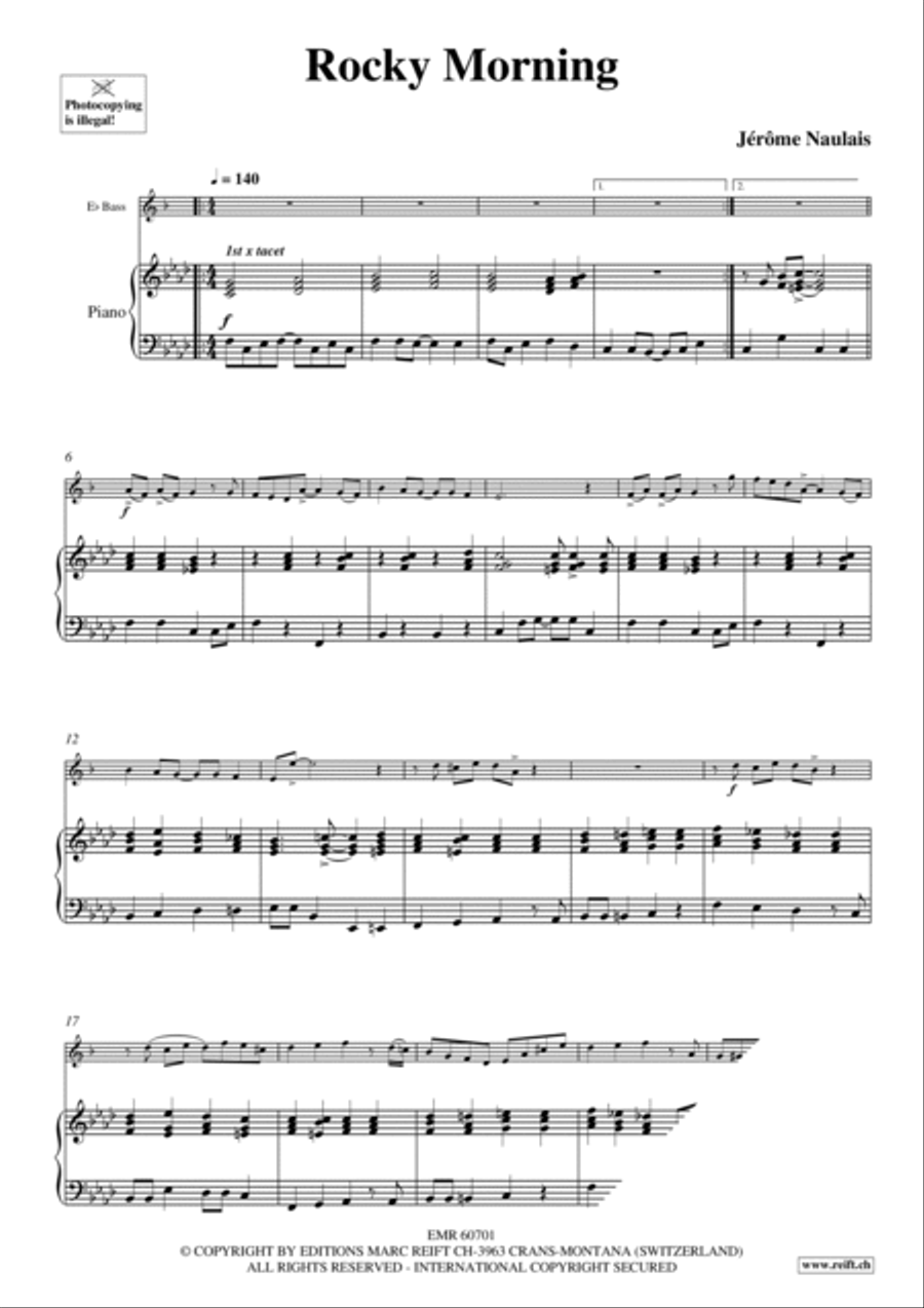 Rocky Morning Voice Solo scores gallery preview page 5