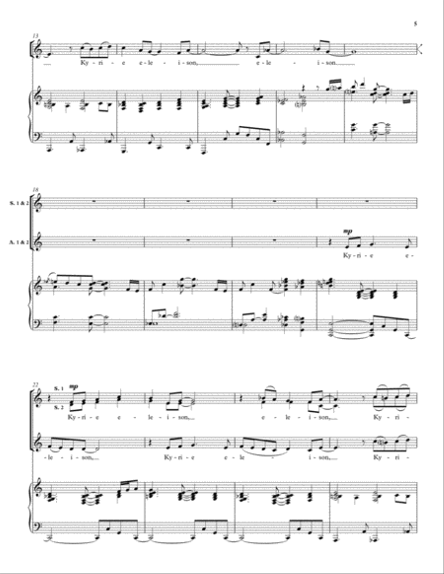 Nidaros Jazz Mass SSAA scores gallery preview page 4