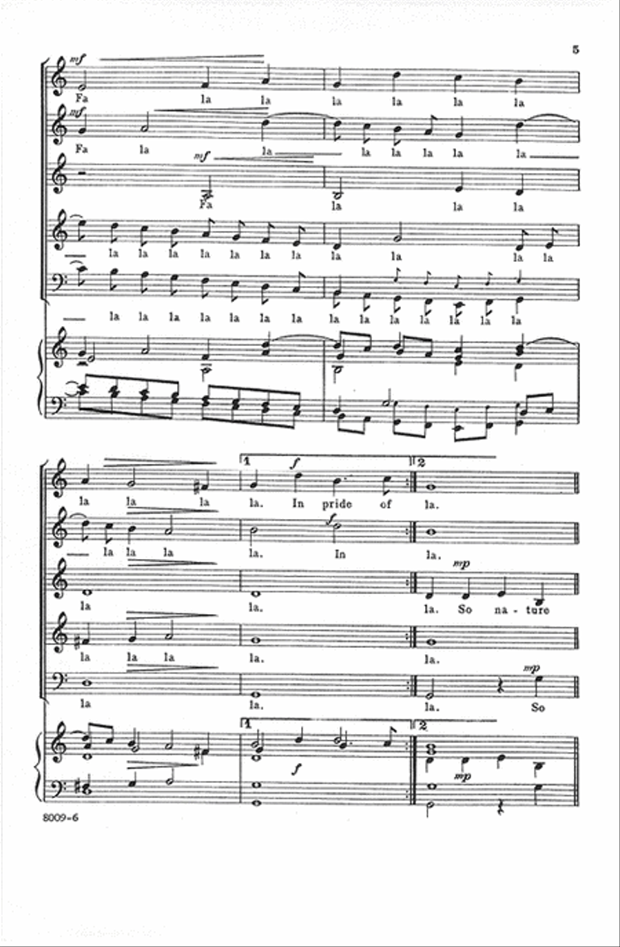In Pride of May SSATB scores gallery preview page 5