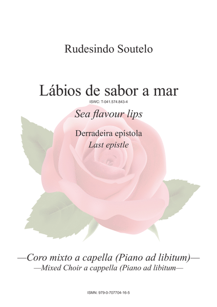 Lábios de sabor a mar / Sea flavour lips (Choir+Piano) image number null