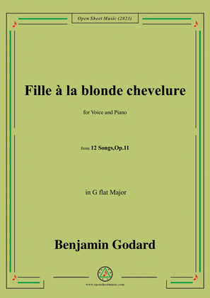 B. Godard-Fille à la blonde chevelure,in G flat Major