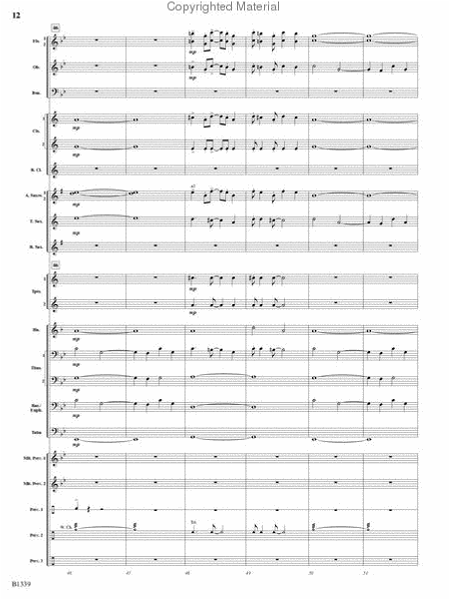 The Impossible Machine Concert Band scores gallery preview page 11