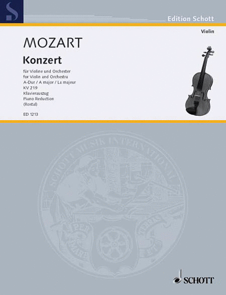 Violin Concerto 5 A Major K. 219