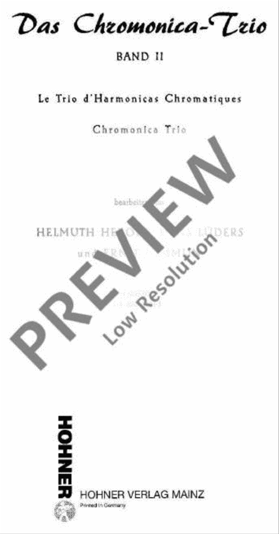 Chromonica Trio Harmonica scores gallery preview page 2