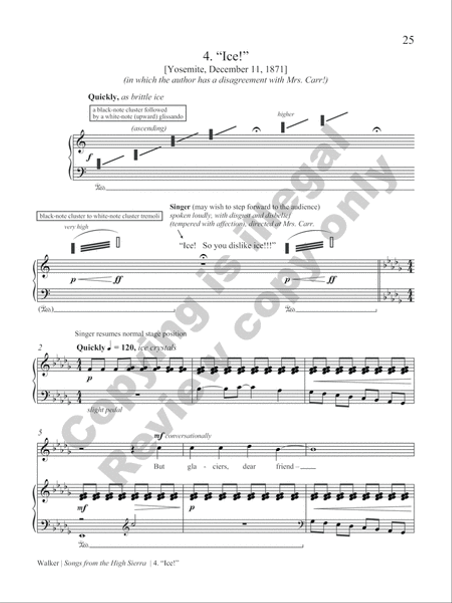Songs from the High Sierra High Voice scores gallery preview page 32