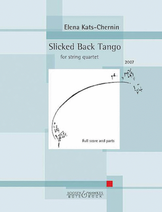 Book cover for Slicked Back Tango For String Quartet Sc/pts