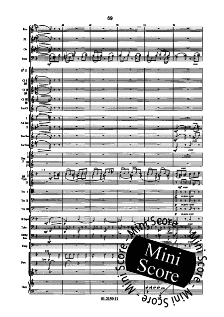 Dance Suite Concert Band scores gallery preview page 77