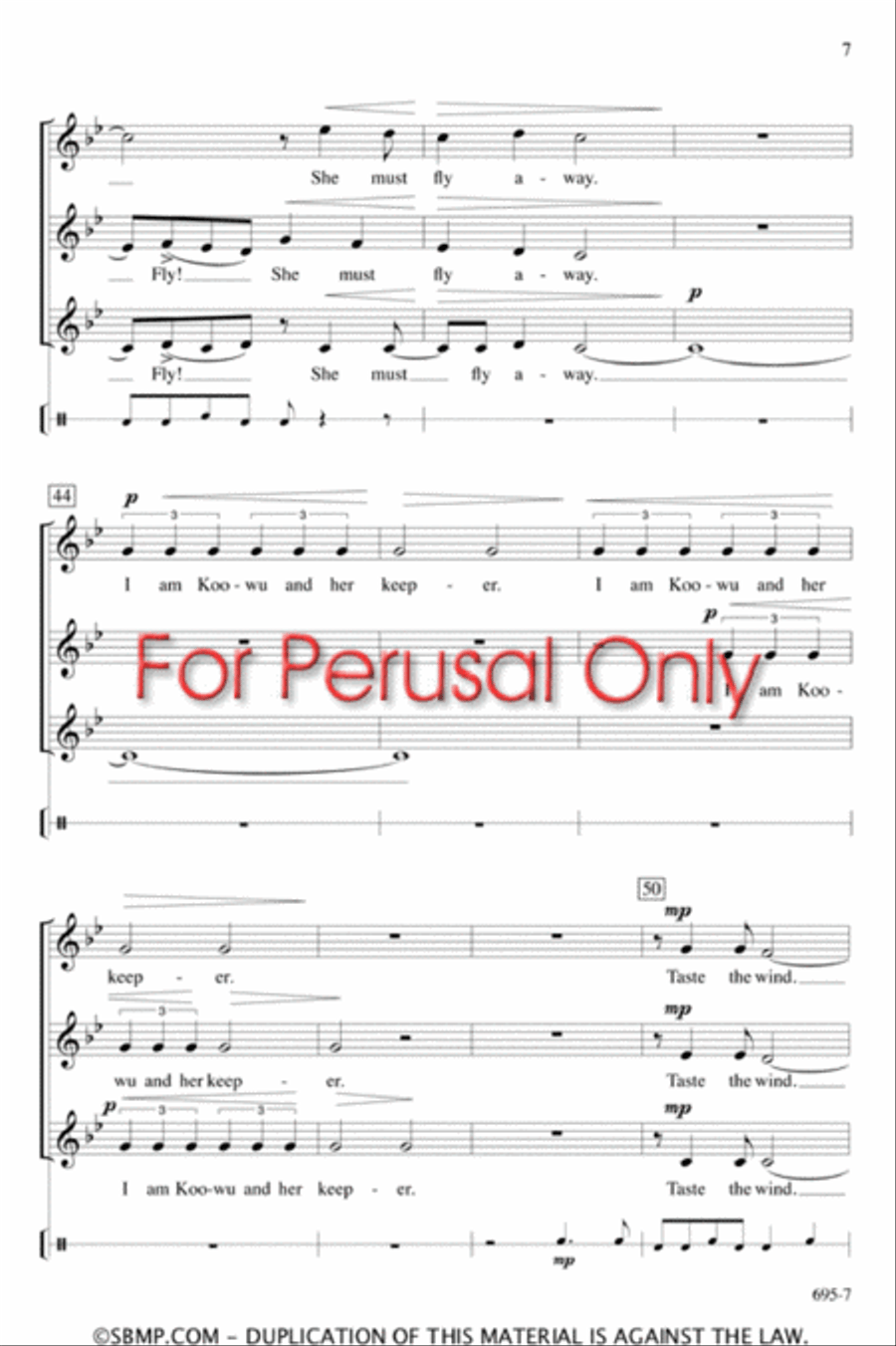 Koowu - SSA Octavo SSA scores gallery preview page 6