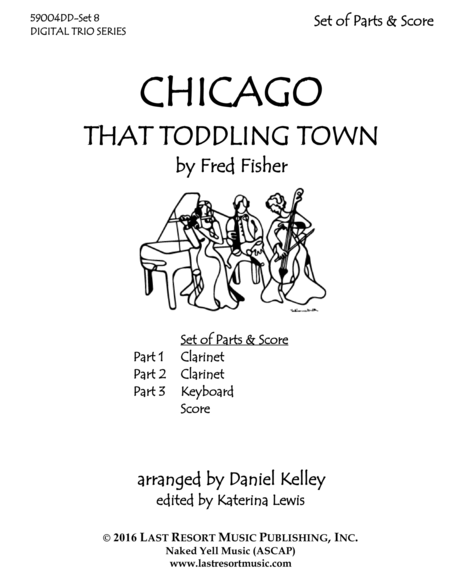 Chicago (That Toddling Town) for Clarinet and Piano Trio