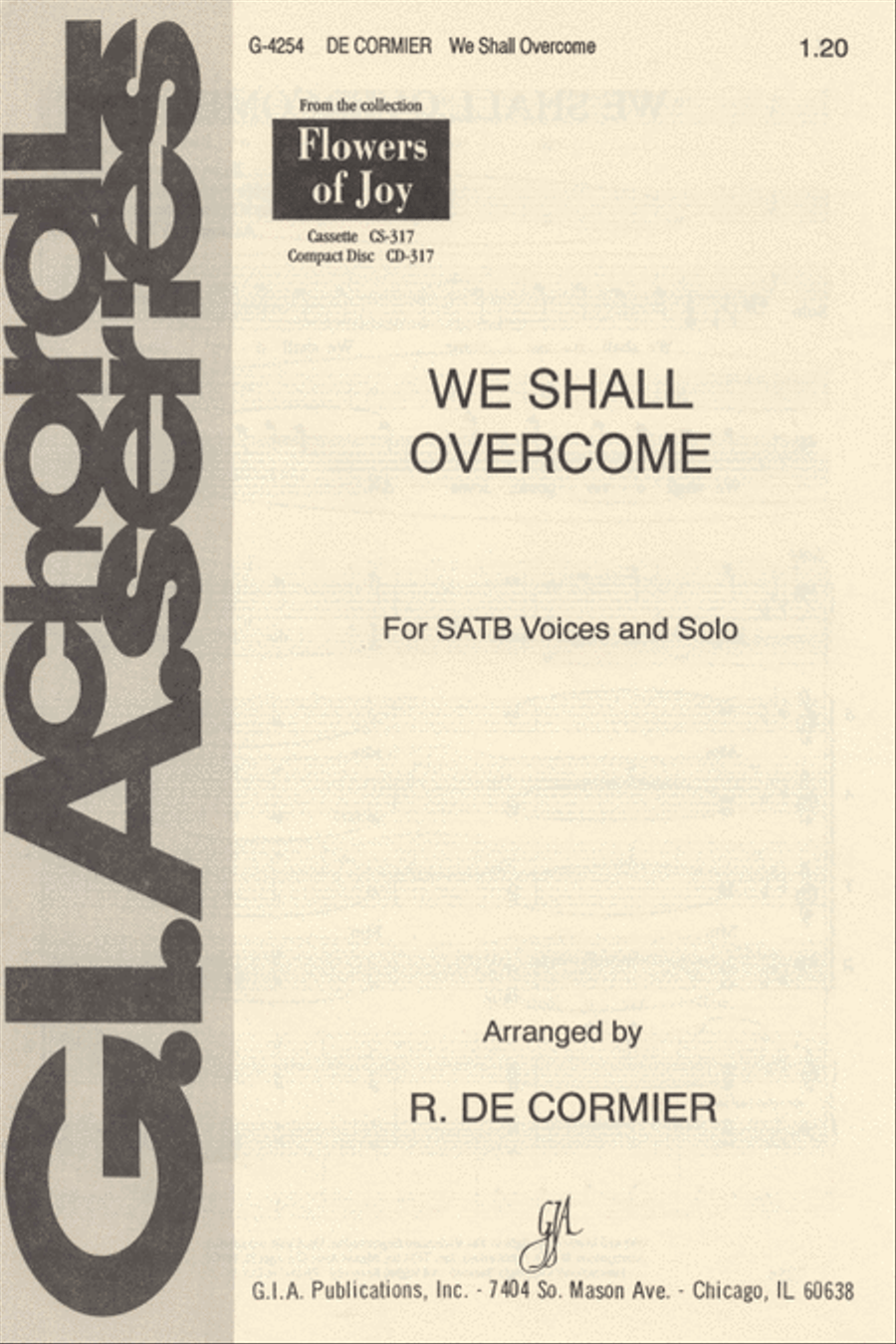 We Shall Overcome We Shall Overcome 4-Part scores gallery preview page 1