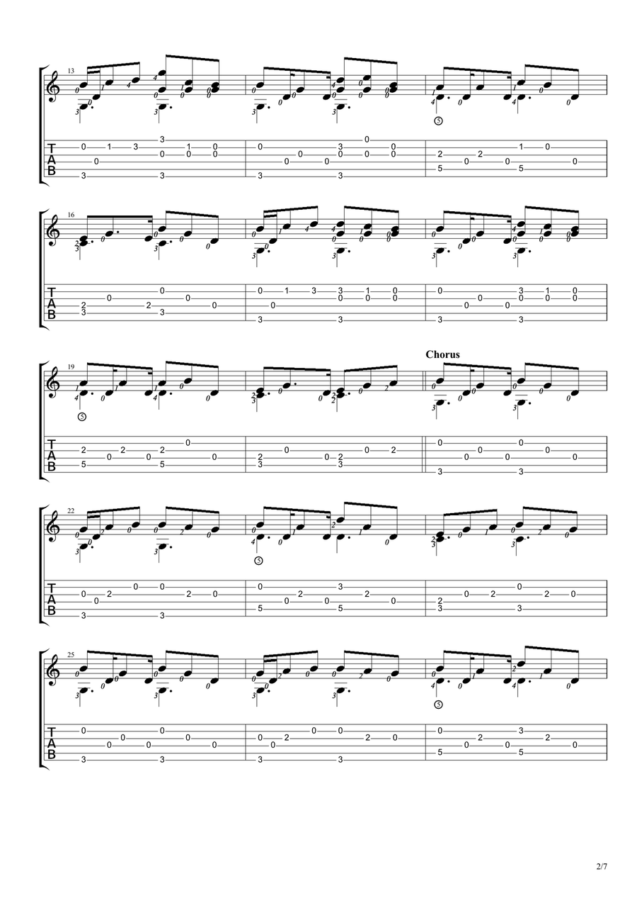 The Only Exception Acoustic Guitar scores gallery preview page 2