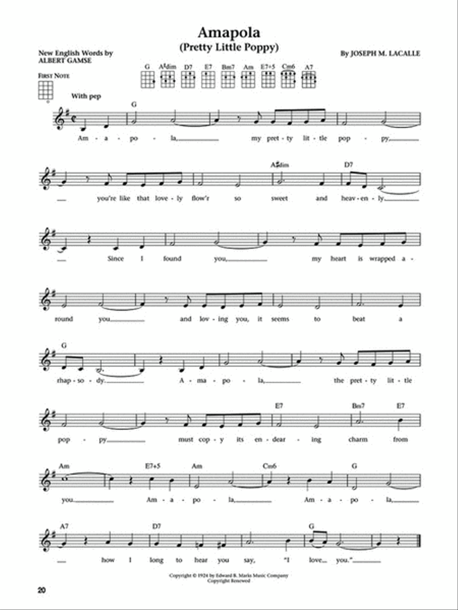 The Daily Ukulele: Leap Year Edition for Baritone Ukulele Piano scores gallery preview page 5