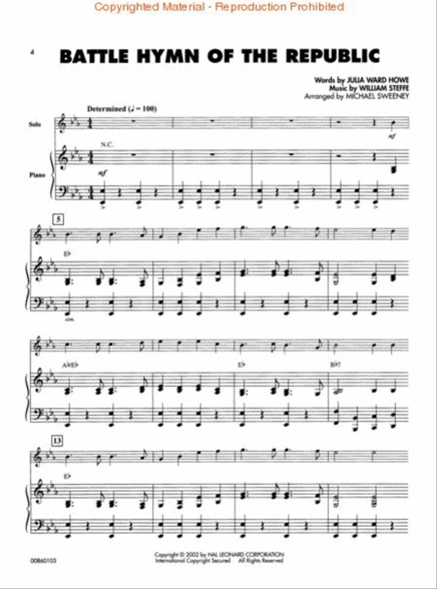 Patriotic Favorites Concert Band Methods scores gallery preview page 2