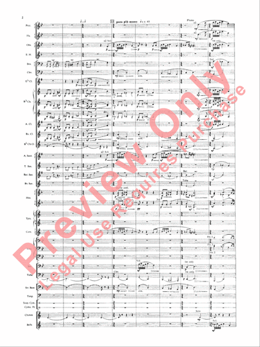 Russian Christmas Music Russian Christmas Music Concert Band scores gallery preview page 5