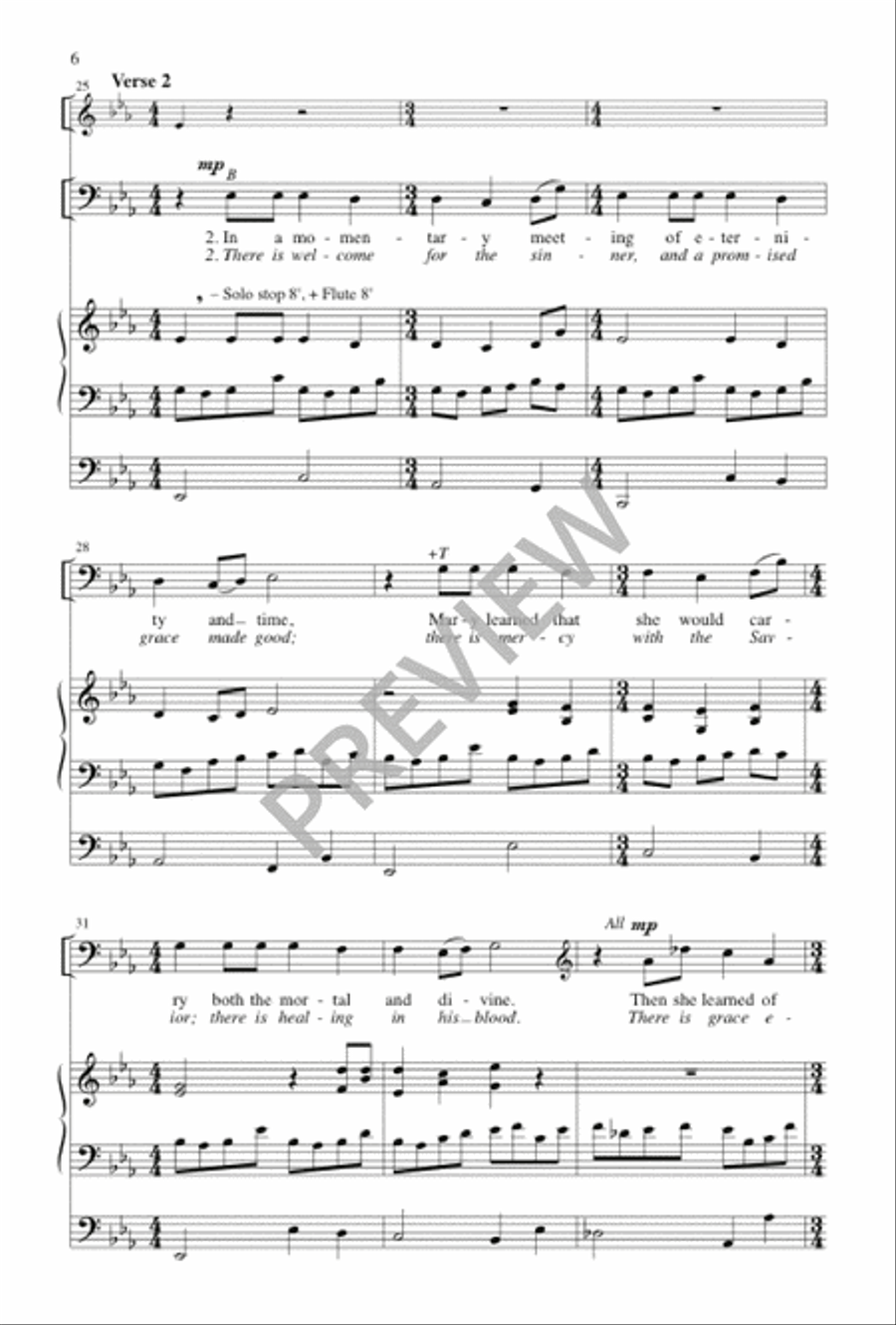 Unexpected and Mysterious 3-Part scores gallery preview page 7