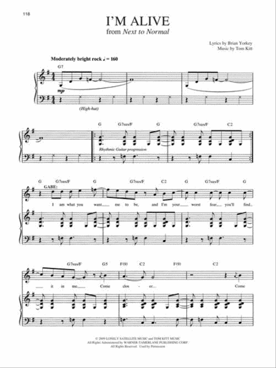 The Giant Book of Songs for Teens from Musicals – Young Men's Edition Piano, Vocal scores gallery preview page 7