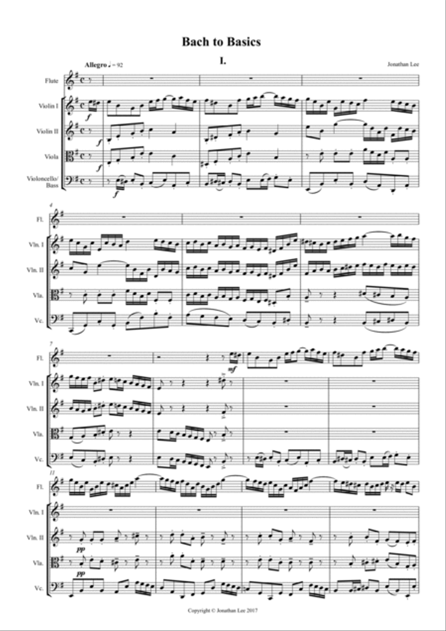 Bach to Basics Large Ensemble scores gallery preview page 2