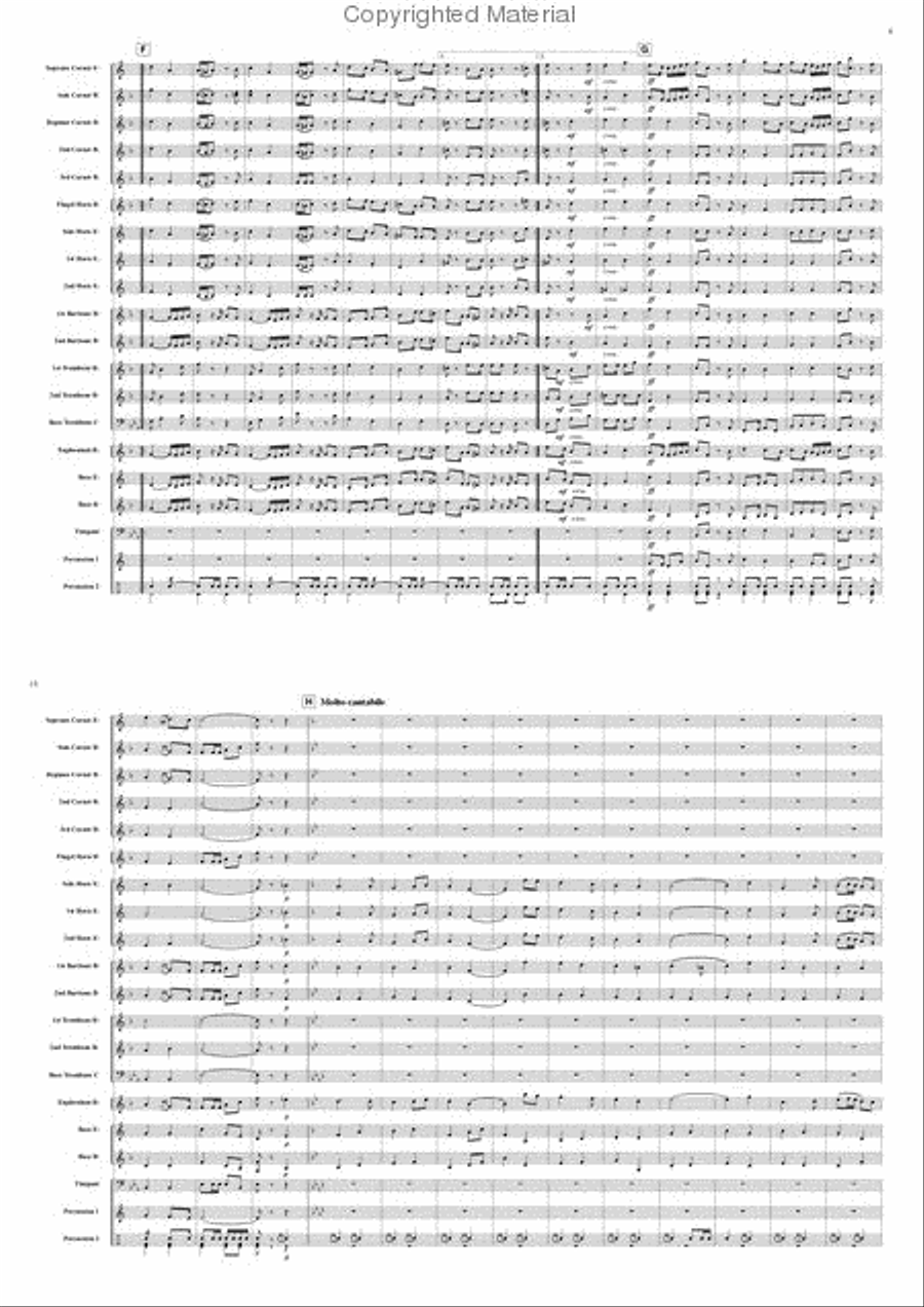 On Wings of Liberty On Wings of Liberty Brass Band scores gallery preview page 5
