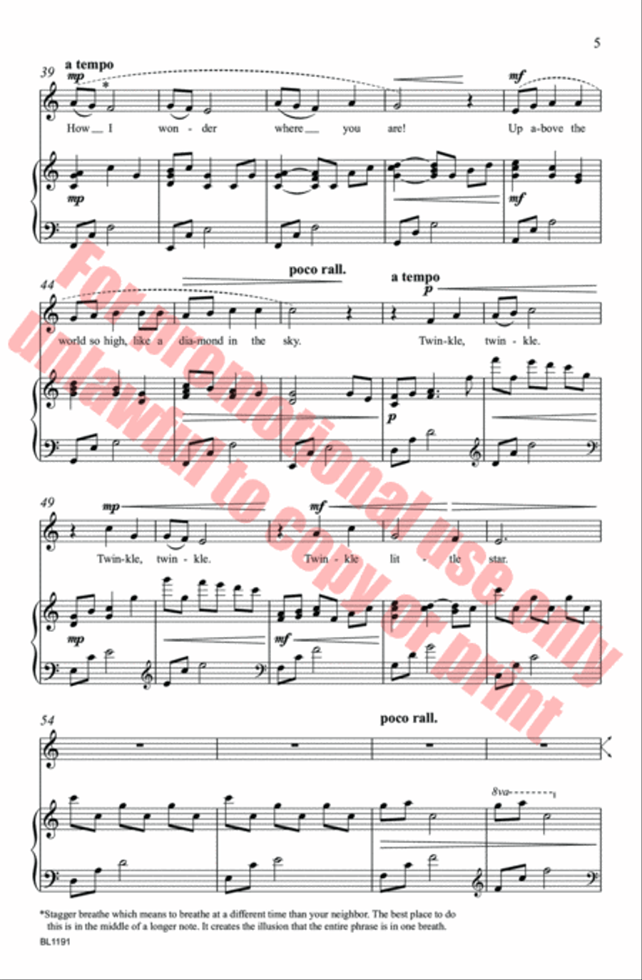 The Star Riddle Choir scores gallery preview page 5