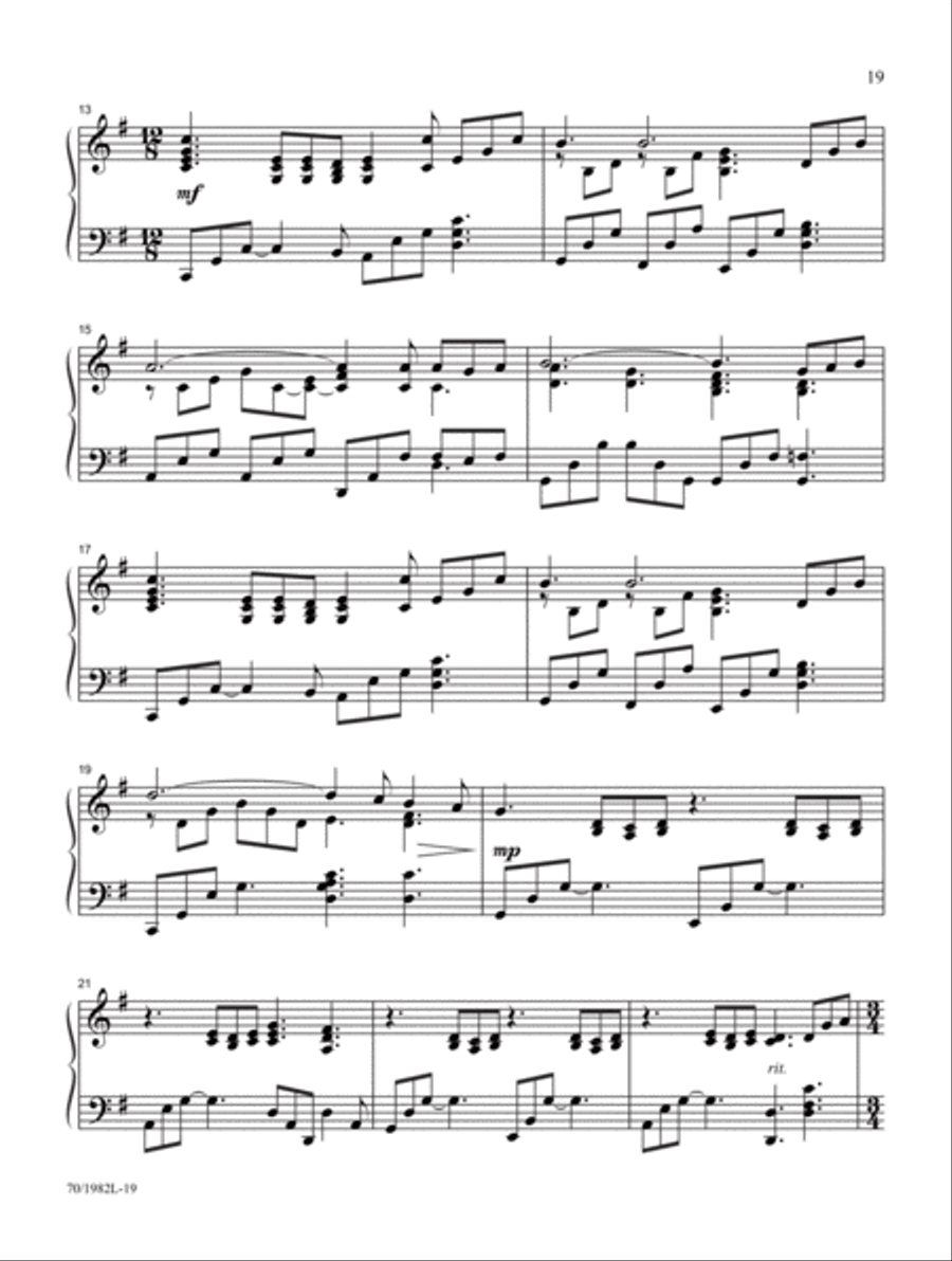 Light of The World Piano Solo scores gallery preview page 12