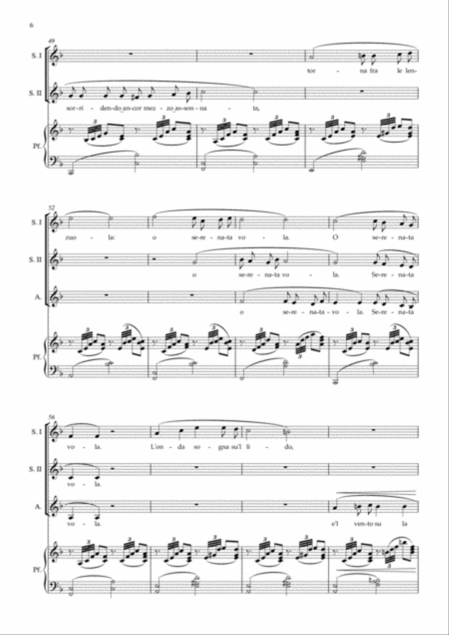 La serenata SSA scores gallery preview page 6