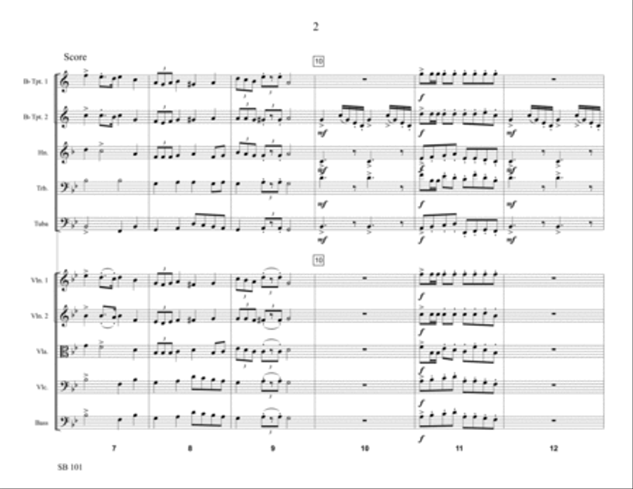 Coronation March Coronation March Chamber Music scores gallery preview page 2