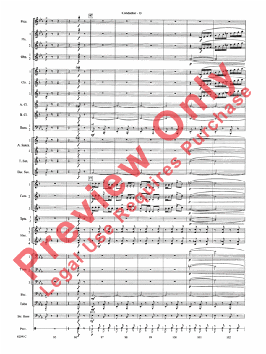 Bugler's Holiday Bugler's Holiday Concert Band scores gallery preview page 16