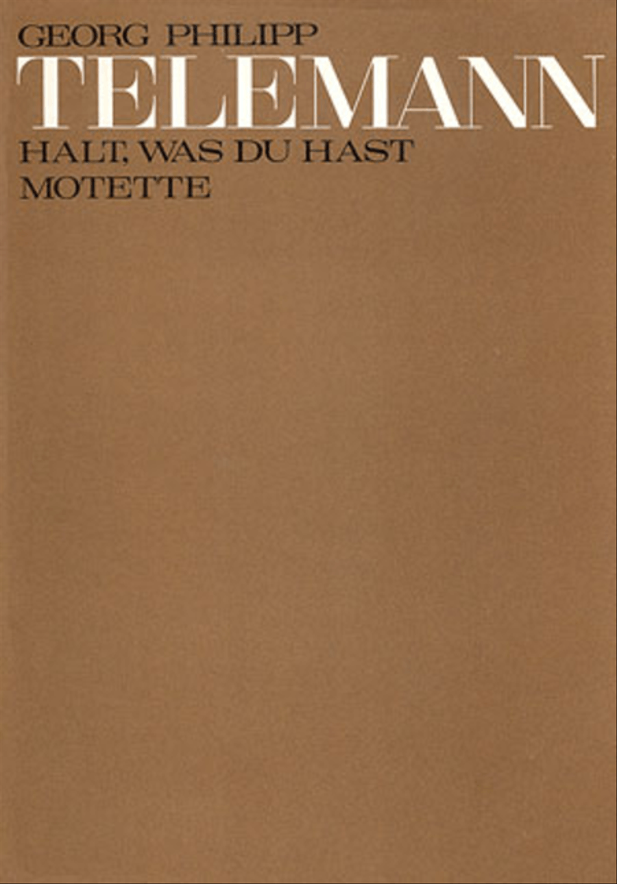 Keep what you have (Halt, was du hast) 4-Part scores gallery preview page 1