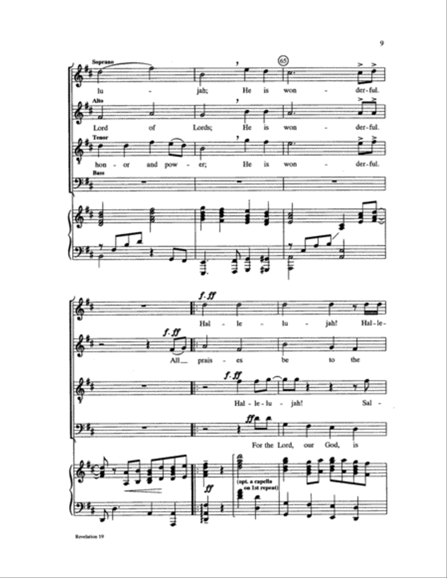 Revelation 19 Choir scores gallery preview page 9